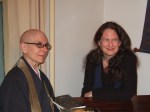 Roko Shinge Roshi and Jane Hirshfield