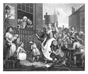 William Hogarth, The Enraged Musician