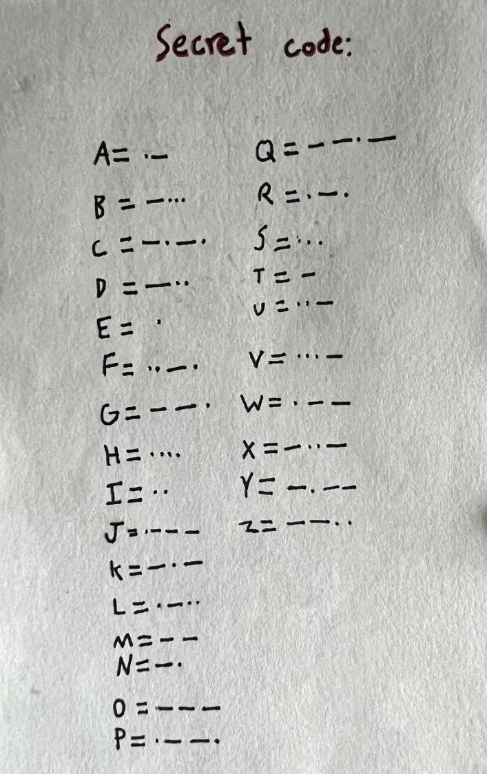 Morse code ps